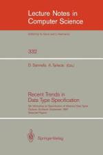 Recent Trends in Data Type Specification af Donald Sannella