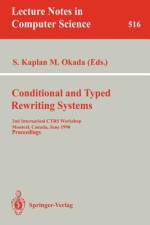Conditional and Typed Rewriting Systems af Mitsuhiro Okada