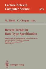 Recent Trends in Data Type Specification af Michel Bidoit