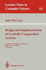 Design and Implementation of Symbolic Computation Systems af John Fitch