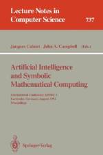 Artificial Intelligence and Symbolic Mathematical Computing af Jacques Calmet