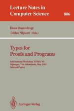 Types for Proofs and Programs af Tobias Nipkow