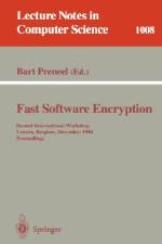 Fast Software Encryption af Bart Preneel