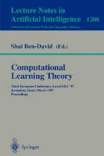 Computational Learning Theory af Shai Ben-David