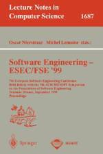 Software Engineering - ESEC/FSE '99 af Michel Lemoine