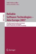 Reliable Software Technologies - Ada-Europe 2007 af Fabrice Kordon