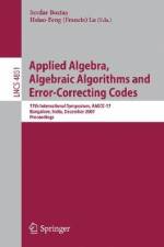 Applied Algebra, Algebraic Algorithms and Error-Correcting Codes af Hsiao-Feng Lu