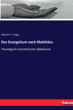 Das Evangelium nach Matthäus af Johann P. Lange