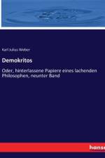 Demokritos af Karl Julius Weber