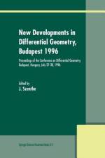 New Developments in Differential Geometry, Budapest 1996 af J. Szenthe