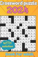 2024 Crossword Puzzles Book For Adult