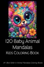 Mandalas Animals Coloring Book 120 Pages af Rosey Press