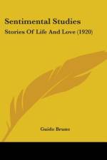 Sentimental Studies af Guido Bruno
