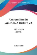 Universalism In America, A History V2 af Richard Eddy