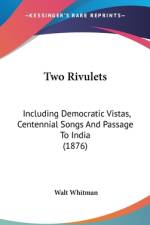 Two Rivulets af Walt Whitman