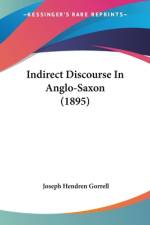 Indirect Discourse In Anglo-Saxon (1895)