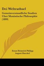 Dei Weltrathsel af Ernst Heinrich Philipp August Haeckel
