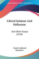 Liberal Judaism And Hellenism af Claude Goldsmid Montefiore