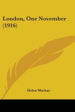 London, One November (1916) af Helen Mackay