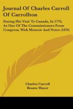 Journal Of Charles Carroll Of Carrollton af Charles Carroll