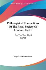 Philosophical Transactions Of The Royal Society Of London, Part 1 af Royal Society Of London