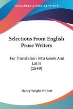 Selections From English Prose Writers af Henry Wright Phillott