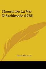 Theorie De La Vis D'Archimede (1768) af Alexis Paucton