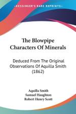 The Blowpipe Characters Of Minerals af Aquilla Smith