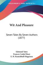 Wit And Pleasure af Edmund Yates
