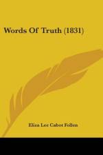 Words Of Truth (1831) af Eliza Lee Cabot Follen