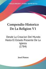 Compendio Historico De La Religion V1 af Josef Pinton
