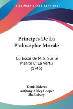 Principes De La Philosophie Morale af Denis Diderot