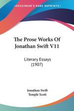 The Prose Works Of Jonathan Swift V11 af Jonathan Swift