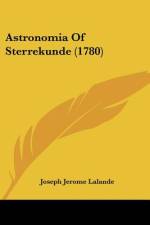 Astronomia Of Sterrekunde (1780) af Joseph Jerome Lalande