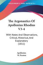 The Argonautics Of Apollonius Rhodius V3-4 af Apollonius