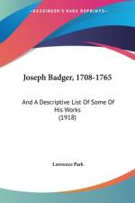 Joseph Badger, 1708-1765 af Lawrence Park