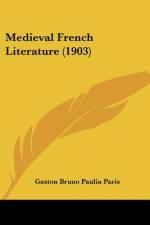Medieval French Literature (1903) af Gaston Bruno Paulin Paris