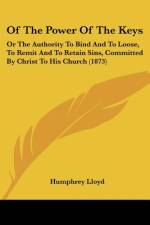 Of The Power Of The Keys af Humphrey Lloyd