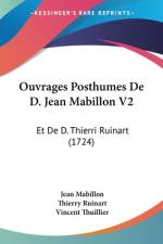 Ouvrages Posthumes De D. Jean Mabillon V2 af Jean Mabillon