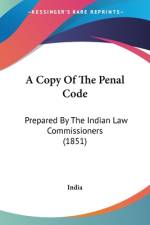 A Copy Of The Penal Code af India