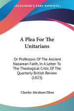 A Plea For The Unitarians af Charles Abraham Elton