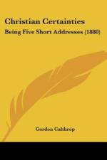 Christian Certainties af Gordon Calthrop