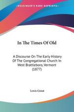 In The Times Of Old af Lewis Grout