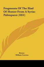 Fragments of the Iliad of Homer from a Syriac Palimpsest (1851)