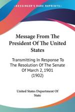 Message From The President Of The United States af United States Department of State