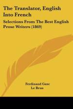 The Translator, English Into French af Ferdinand Gasc