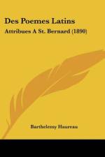 Des Poemes Latins af Barthelemy Haureau