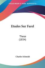 Etudes Sur Farel af Charles Schmidt