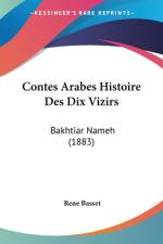Contes Arabes Histoire Des Dix Vizirs af Rene Basset
