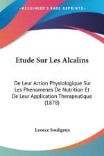 Etude Sur Les Alcalins af Leonce Souligoux